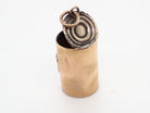 rear An unusual 9 carat gold charm . Shaped as a baked bean can,