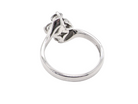 rear This four stone ring features brilliant cut white diamonds, each 4mm (0.25 carats). The total estimated weight is one carat, with a colour rating of G-H and a clarity rating of SI.