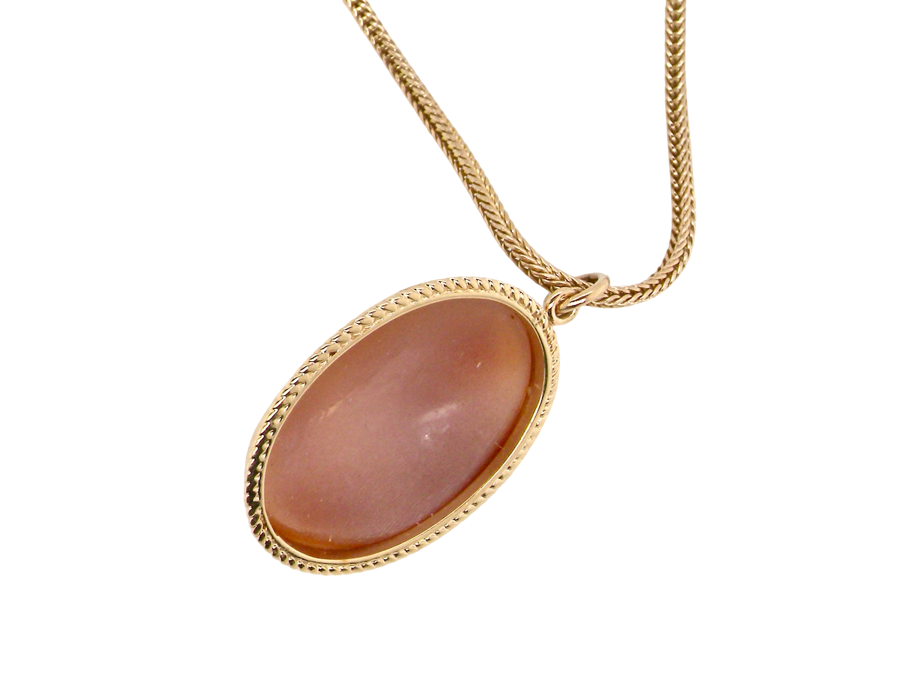 rear cameo pendant