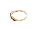 A Ruby and Diamond eternity ring 7 stone