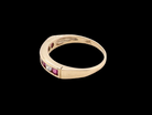A 9 carat Yellow Gold Ruby &amp; Diamond Eternity Ring