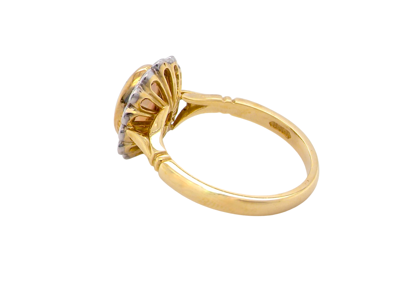 A new White Opal and Diamond Cluster Ring