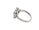 A beautiful Ruby and Diamond cluster ring