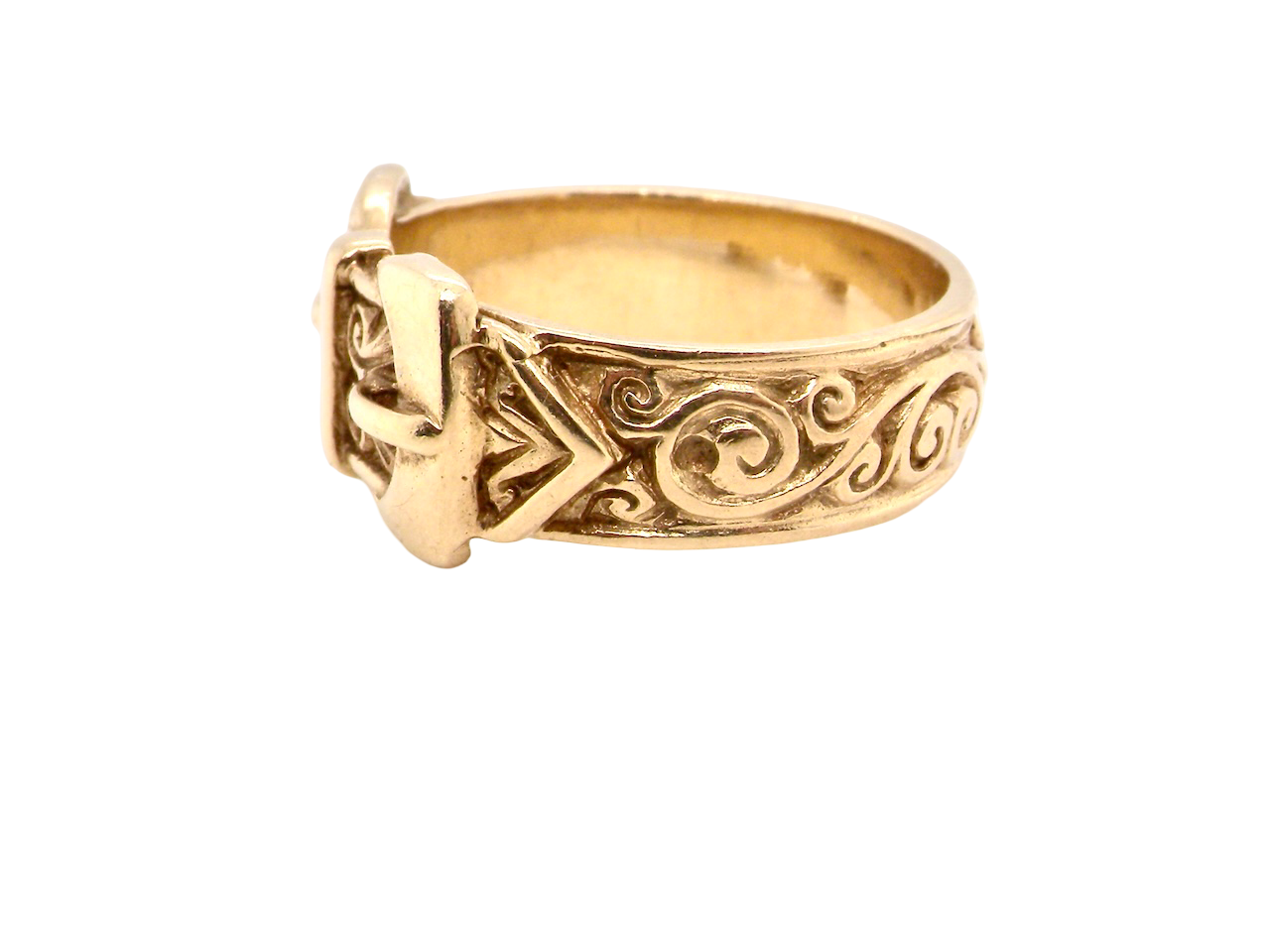 A man's heavyweight buckle ring