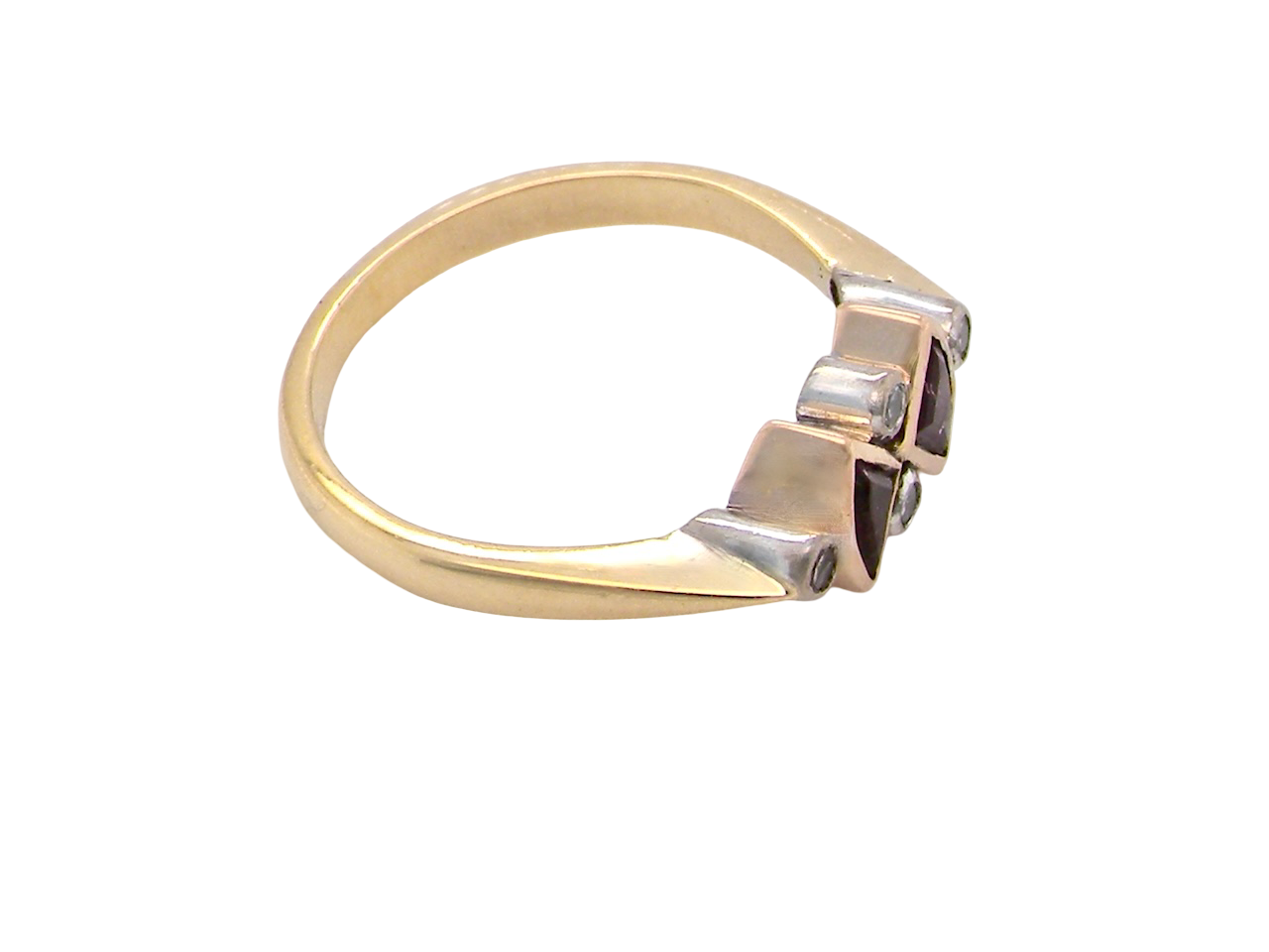 A pink tourmaline and diamond ring