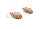 side A stunning pair of cameo drop earrings. Each measures 17x12.5mm.