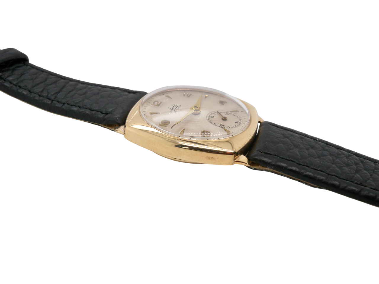side A unisex gold Avia wrist watch