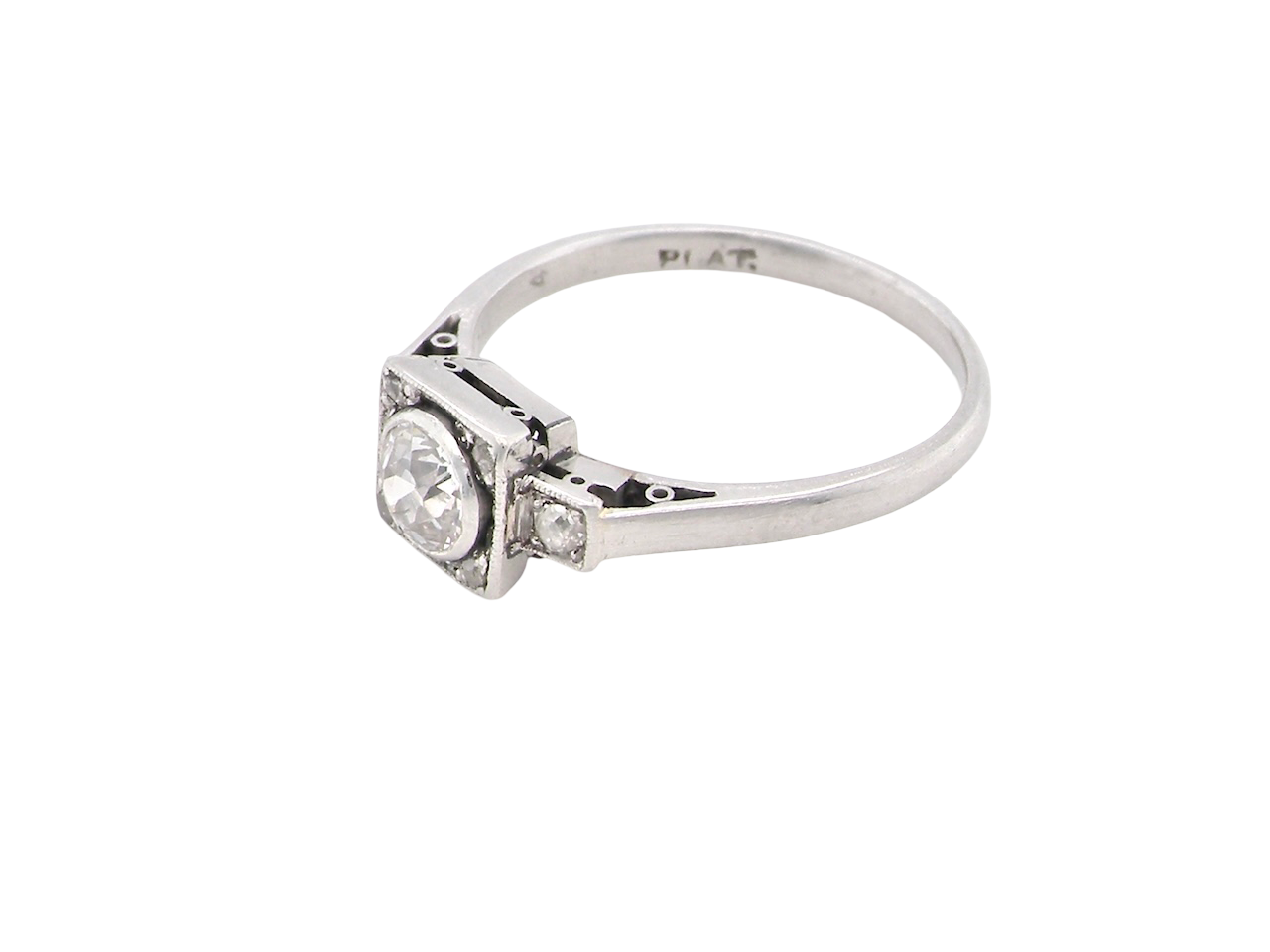 A vintage  Art Deco solitaire Diamond ring