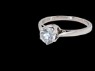 side This is the number one choice for an engagement ring, the classic solitaire. 1