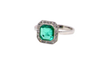 side beautiful emerald rings we have had in our collections. The ring from the Art Deco period is set with an exquisite emerald centre stone.
