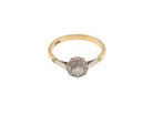 An Early 20th Century Diamond Daisy Cluster Ring – Platinum &amp; 18ct Gold