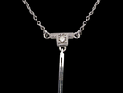 top view  beautiful original Art Deco Diamond pendant 