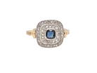 vintage ring from the early 20th century, crafted in the distinctive&nbsp;Art Deco style (1920–1930).