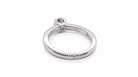 rear view of an 18ct white gold diamond ring