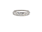 A half hoop Diamond eternity ring