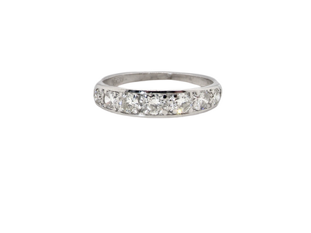 A half hoop Diamond eternity ring
