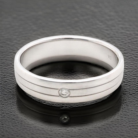 A white gold Diamond Set Wedding Ring