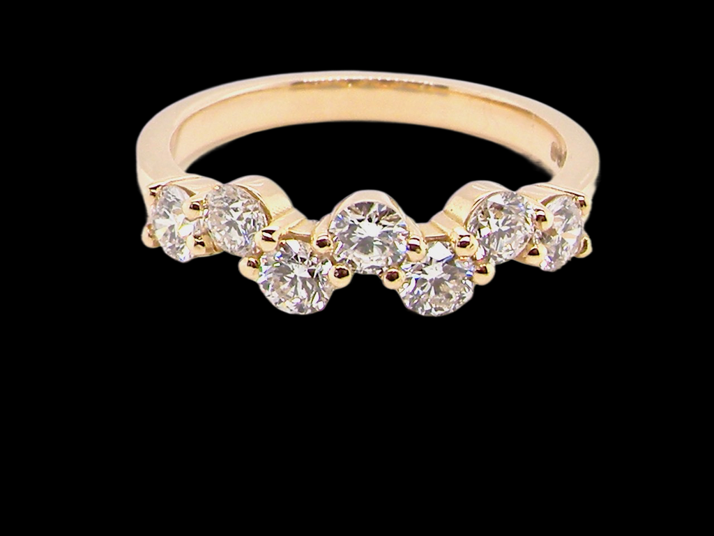vintage gold diamond  ring