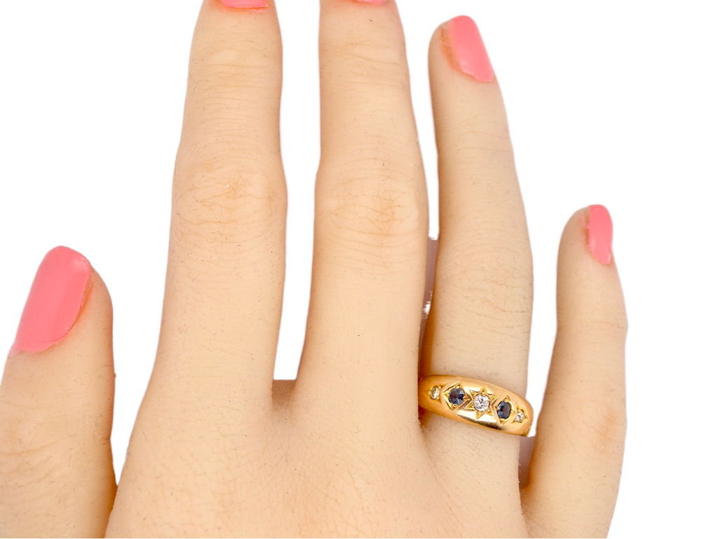  Victorian sapphire ring