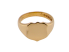 18 carat gold man's signet ring