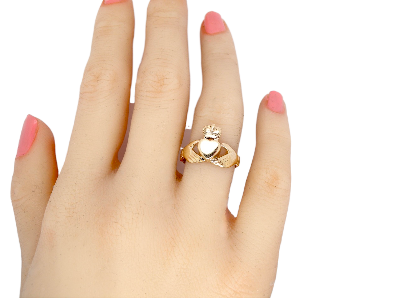 9 carat gold claddagh ring online