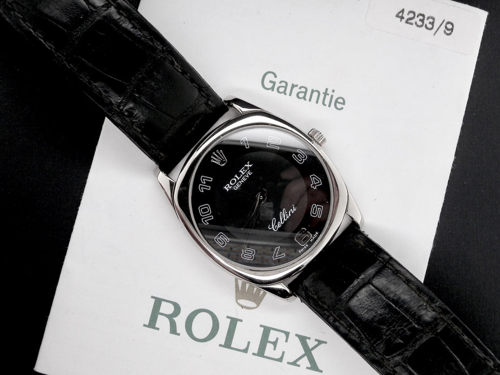  Rolex Cellini 18 carat white gold wrist watch
