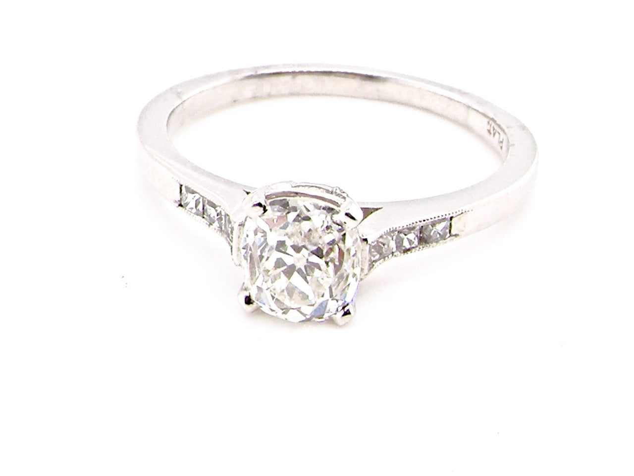 Art deco solitaire diamond ring