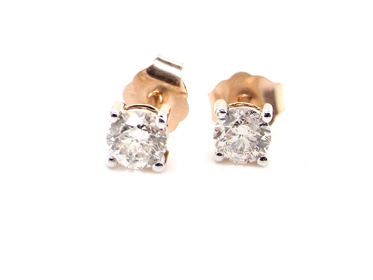 diamond stud earrings