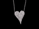 new 18 carat gold heart shaped pendant