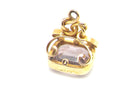 Antique  15 carat gold amethyst seal