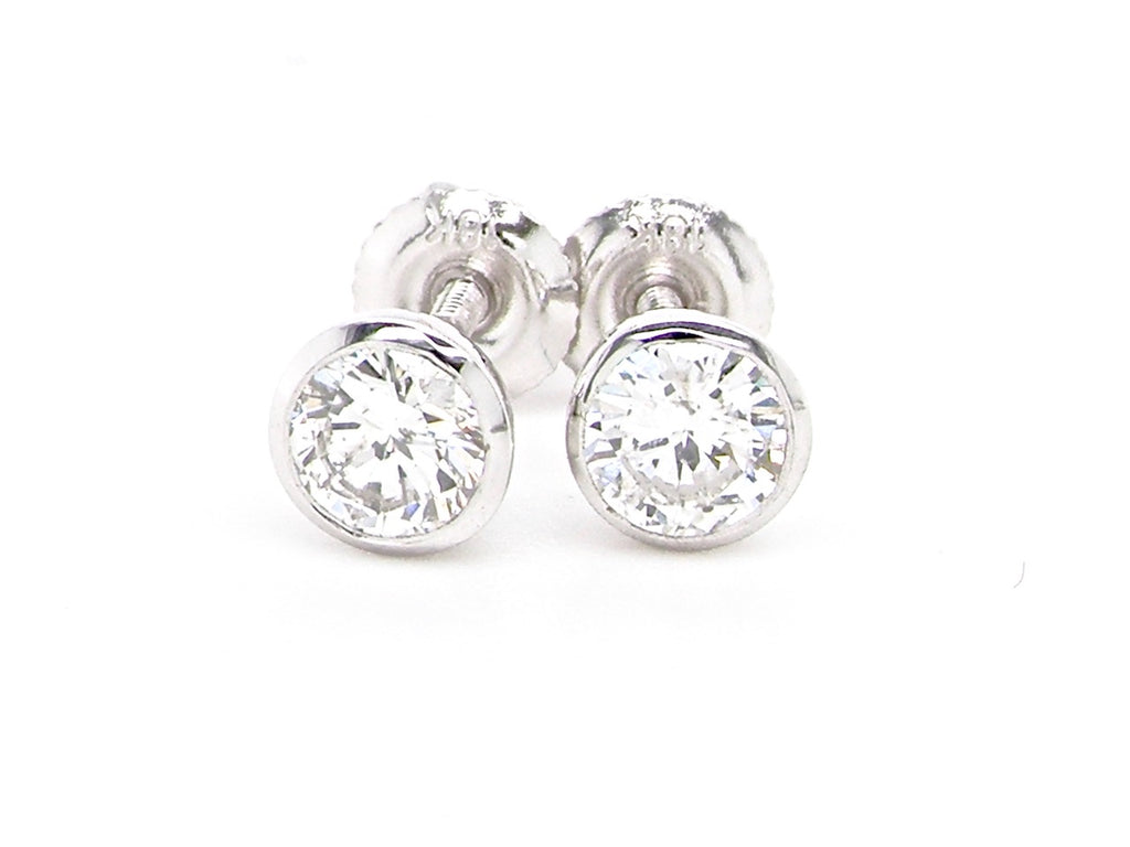 new  pair of diamond stud earrings