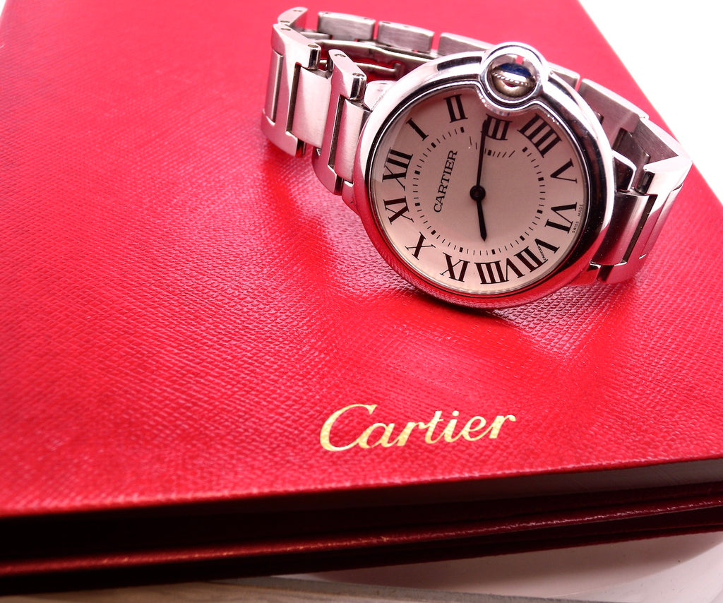 Cartier stainless steel wrist watch
