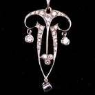 Antique Art Deco diamond pendant