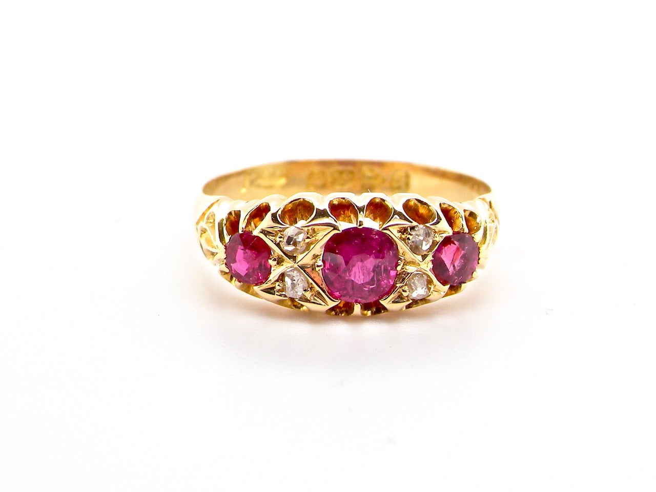 ruby and diamond ring