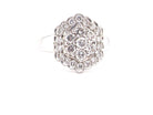 Vintage diamond cluster ring