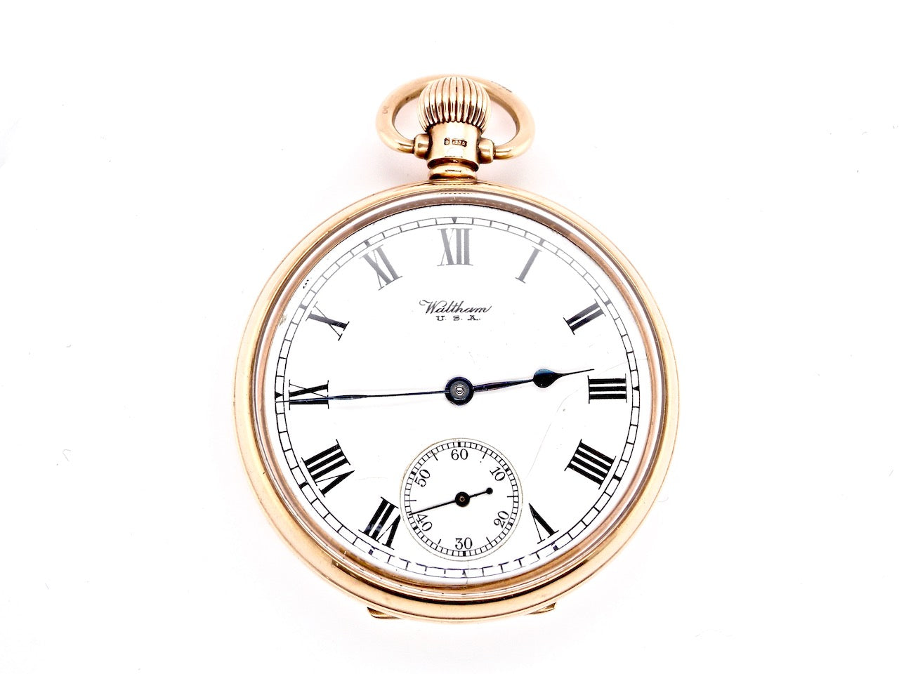 9 carat gold Waltham pocket watch