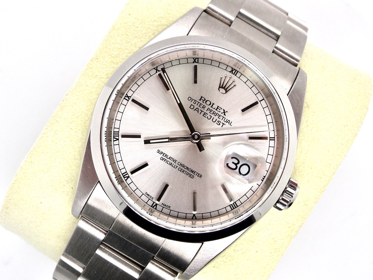 man's steel Rolex Datejust model 16200