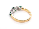 emerald and diamond ring