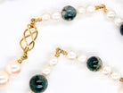 vintage moss agate beads