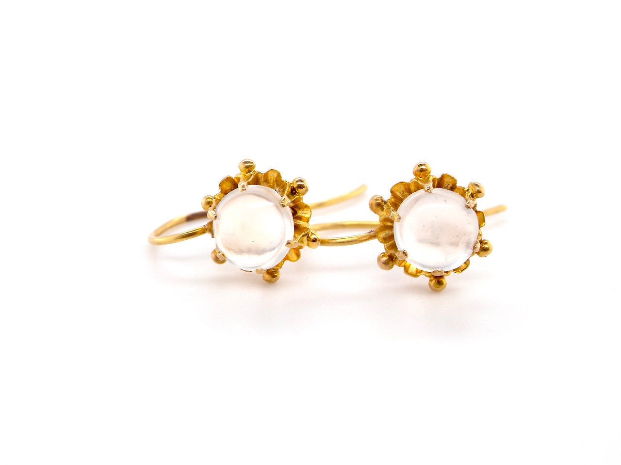 vintage moonstone earrings