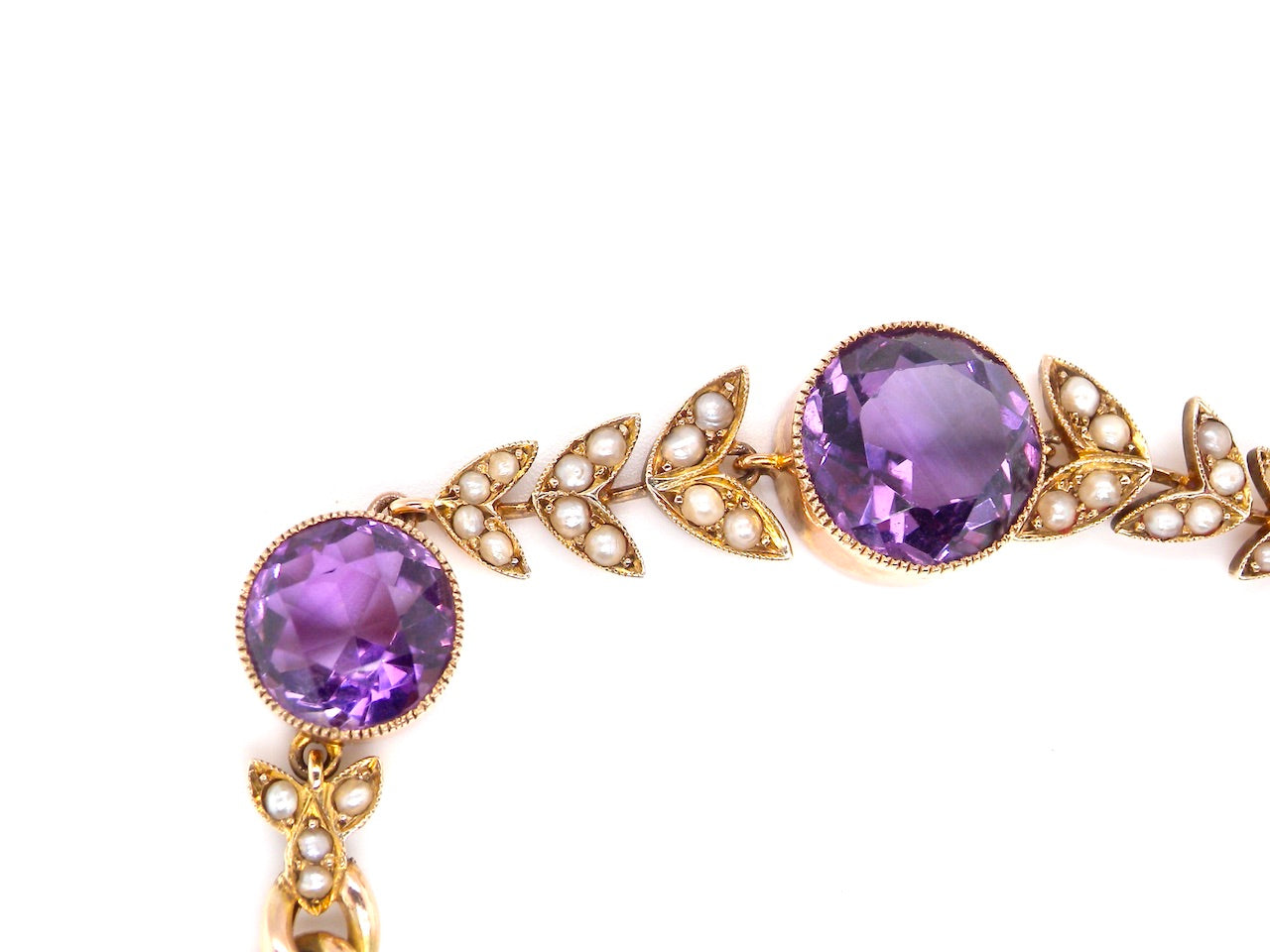 antique amethyst bracelet