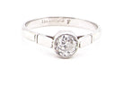 vintage diamond solitaire ring