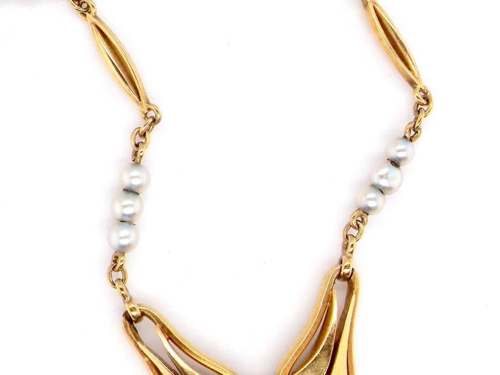  antique diamond  necklace