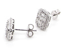 new diamond cluster earrings